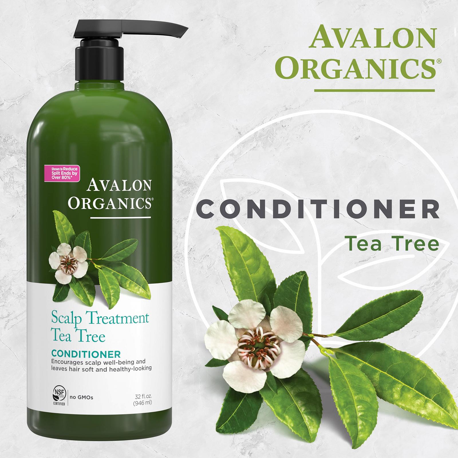Кондиционер Avalon Organics Scalp Treatment Tea Tree 32 унции, фото №2