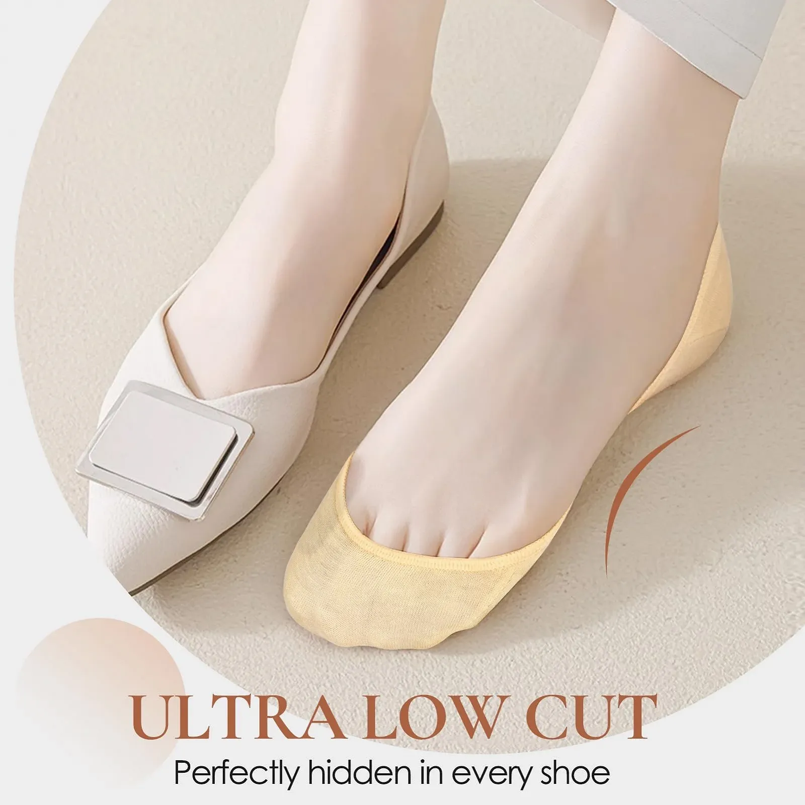 Женские носки-невидимки (8 пар), фото №2