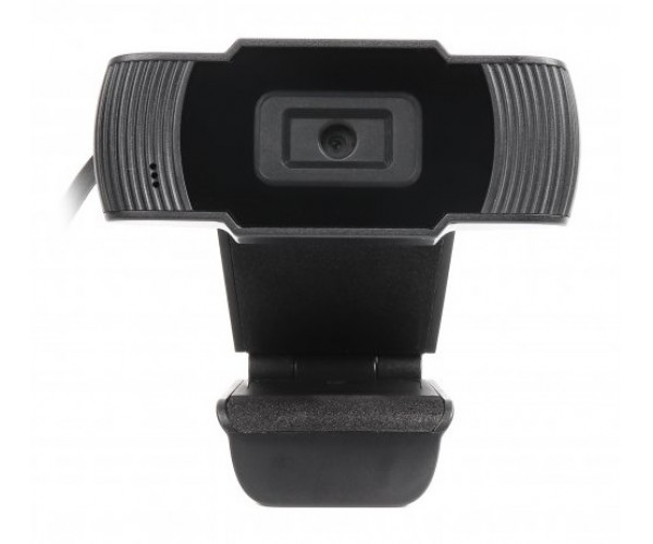 Web камера Maxxter WC-HD-FF-01 Black 1.3 Mpx 1280x720 Fixed-Focus USB 2.0, вбудований мікрофон (WC-HD-FF-01), фото №2