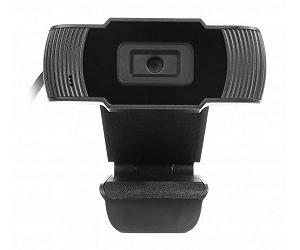 Web камера Maxxter WC-HD-FF-01 Black 1.3 Mpx 1280x720 Fixed-Focus USB 2.0, вбудований мікрофон (WC-HD-FF-01) synthetic.ua - Фото 1