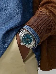 Чоловічий годинник Lorus Sports Gent RX369AX9 Сонячна батарея Синій synthetic.ua - Фото 1