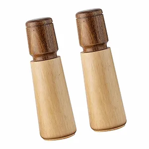 Деревянный Набор для соли и специй Ручной Регулируемый механизм помола - Фото 1