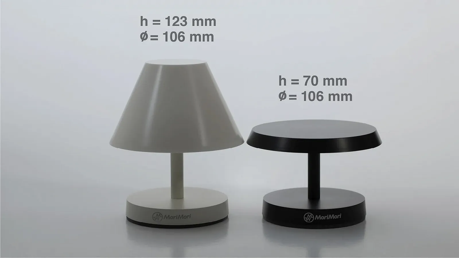 Светодиодная настольная лампа KOOKOO MoriMori T-Light Mini Lounge Черная, фото №3