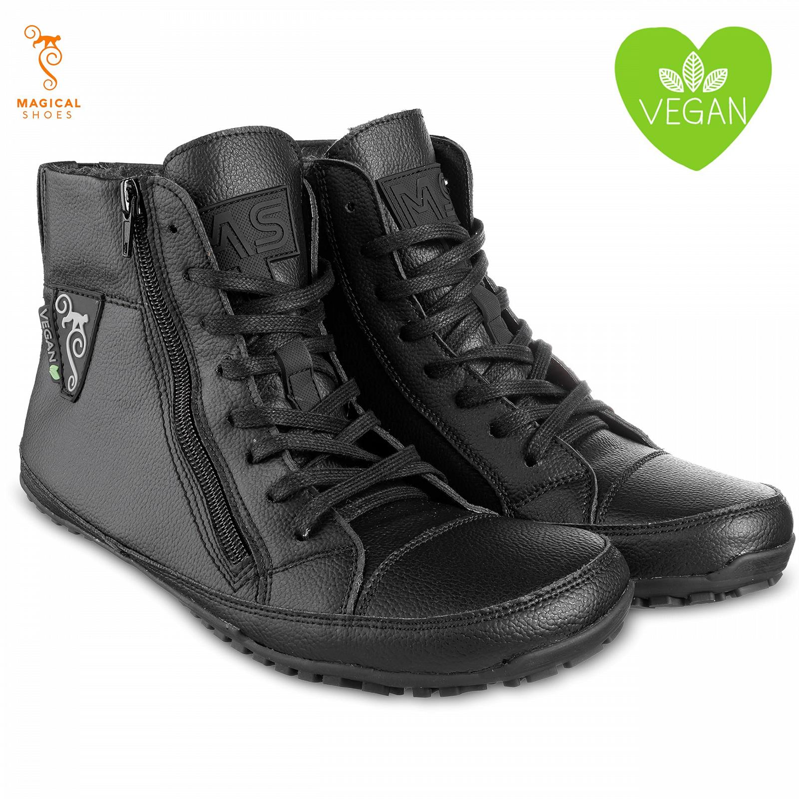 Ботинки Magical Shoes Alaskan Lined Barefoot мужские и женские кожаные на шнуровке, фото №6