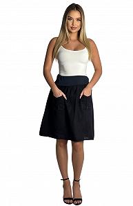 Юбка Mississhop льняная летняя короткая повседневная 100% лён пляжная synthetic.ua - Фото 1