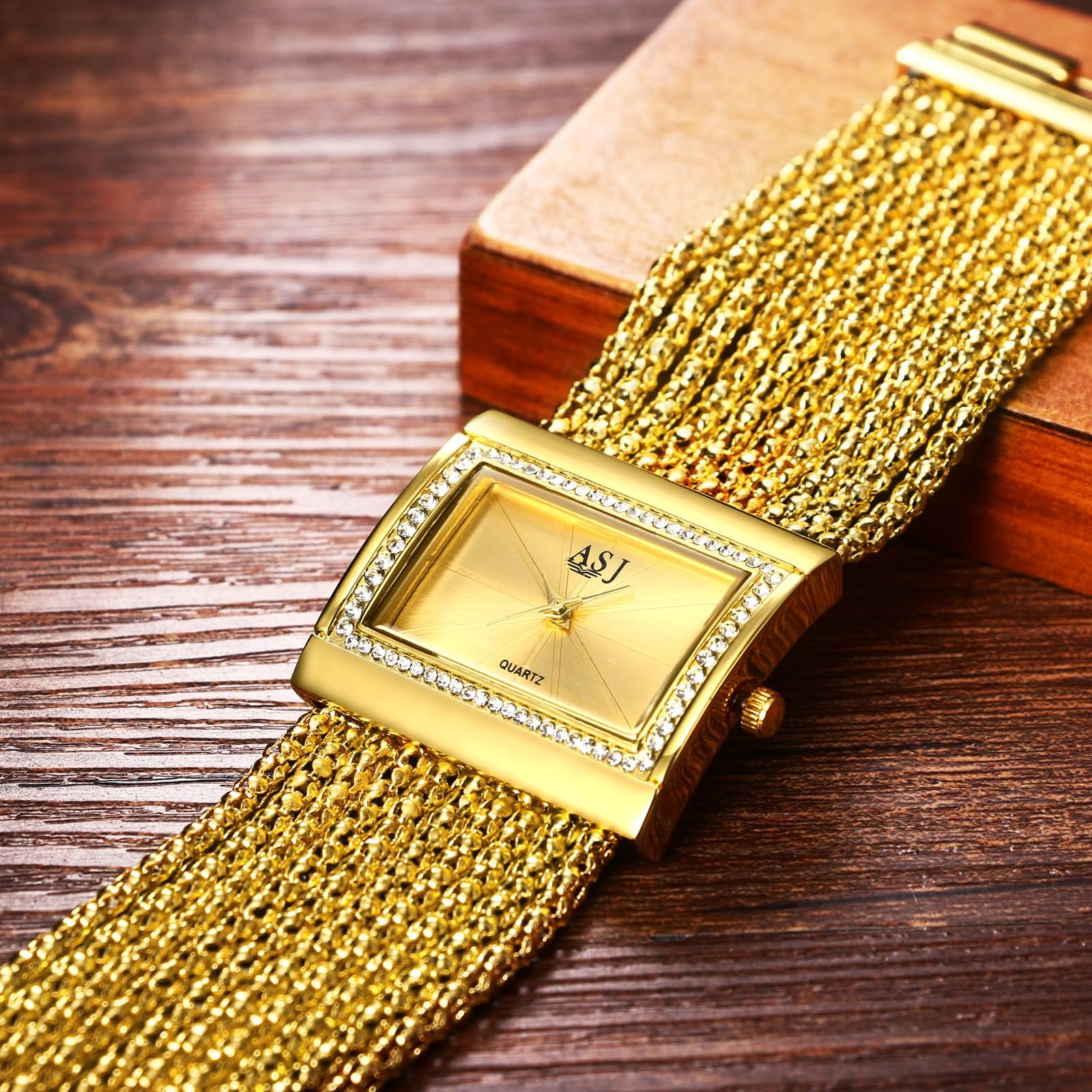 Жіночий годинник Прямокутний JewelryWe, фото №5