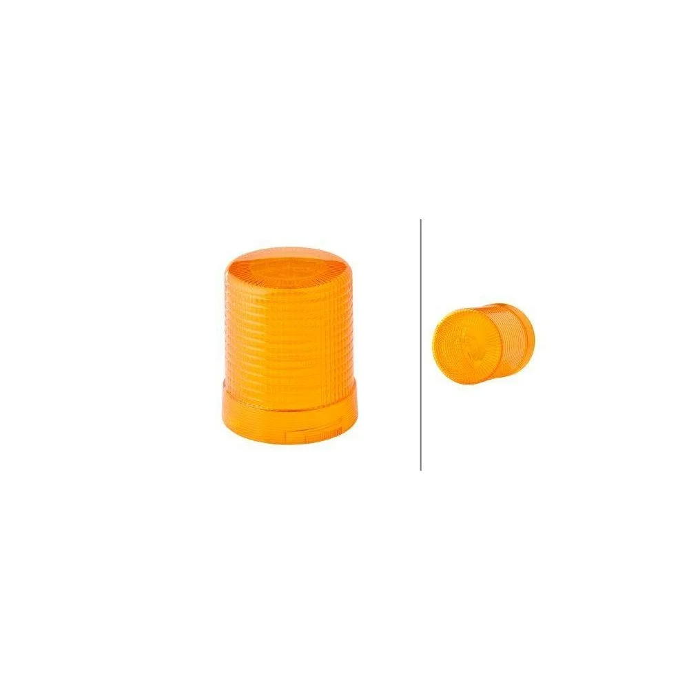 Скляний плафон, проблисковий маячок HELLA 9EL 856 418-001 для AUDI DAF MAN SCANIA VW, фото №1 Скляний плафон, проблисковий маячок HELLA 9EL 856 418-001 для AUDI DAF MAN SCANIA VW, фото №1