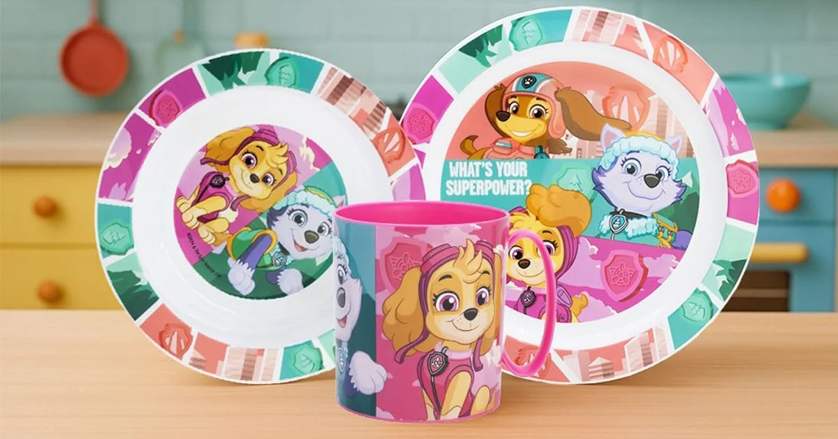 Детский набор посуды Paw Patrol Skye, фото №11 Детский набор посуды Paw Patrol Skye, фото №11