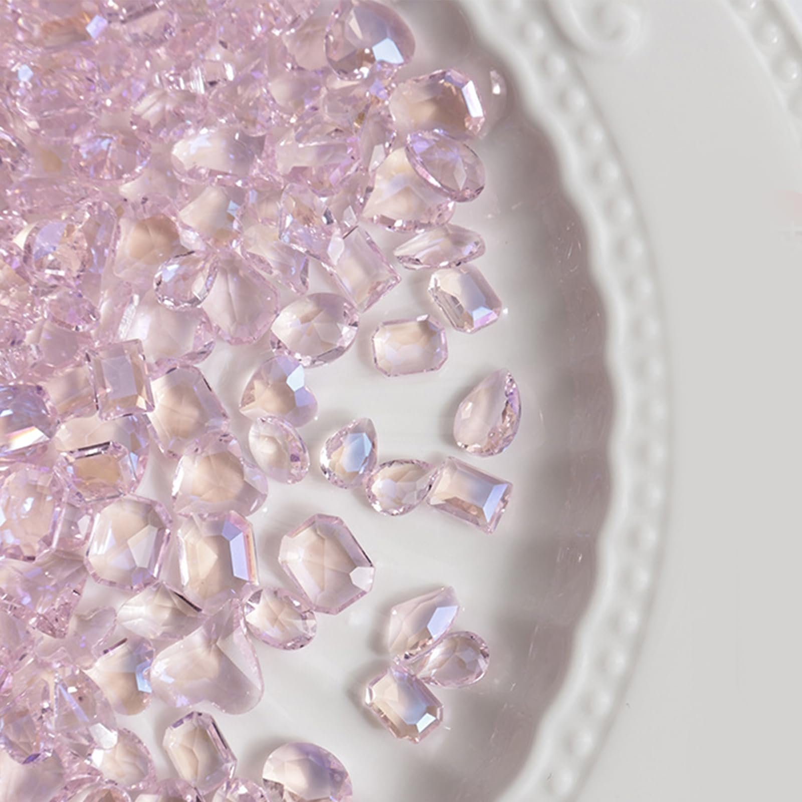 Стрази 3D-кристали для манікюру 50 шт, фото №1