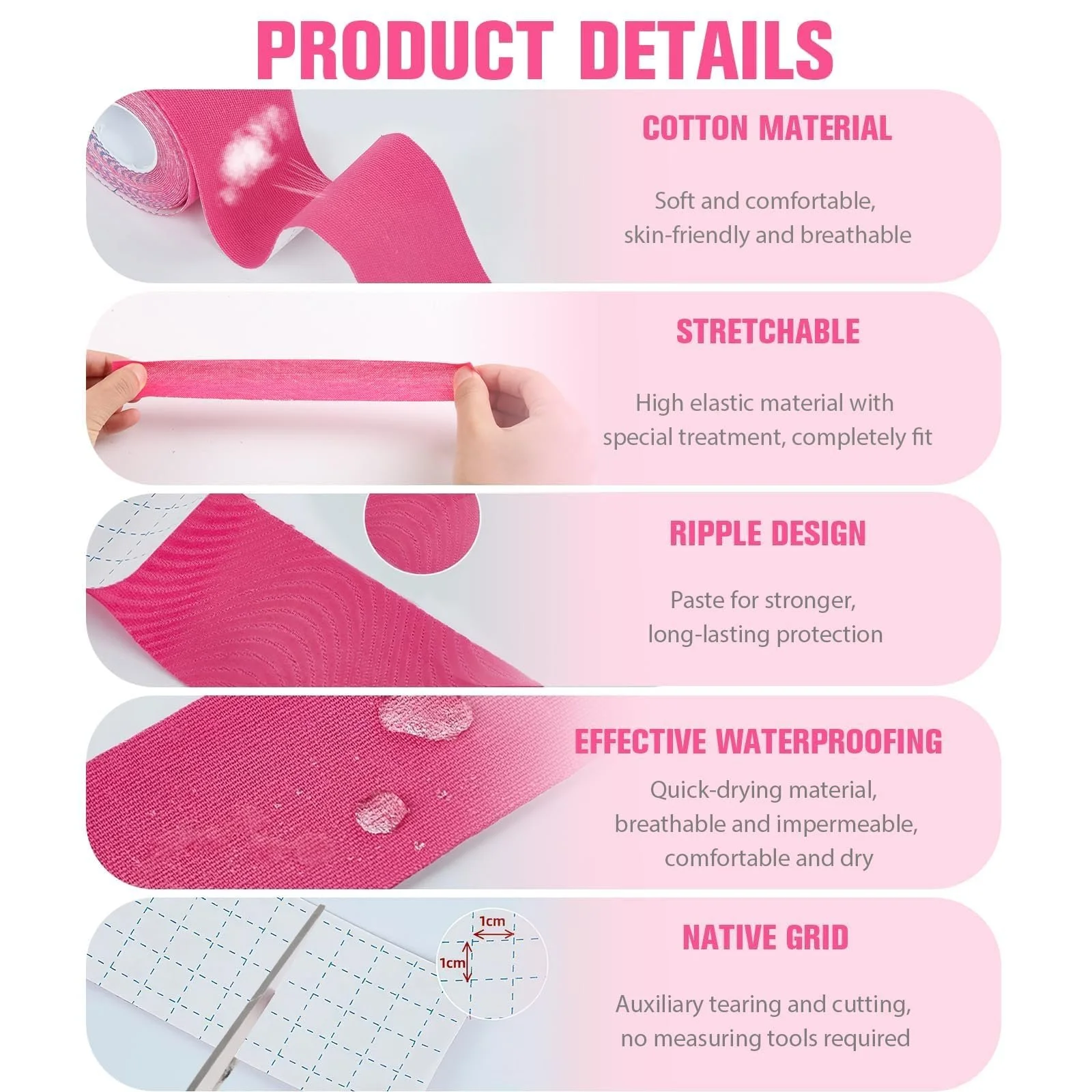 Стрічка для обличчя, 2 шт, Анти-зморшкові пластирі, 2,5 см x 5 м, Ліфтинг стрічки, фото №3 Стрічка для обличчя, 2 шт, Анти-зморшкові пластирі, 2,5 см x 5 м, Ліфтинг стрічки, фото №3