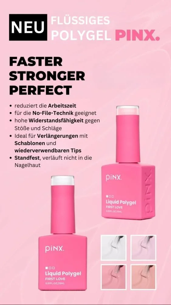 Жидкий полигель Pinx First Love Bare Temptation 15 мл, фото №2 Жидкий полигель Pinx First Love Bare Temptation 15 мл, фото №2