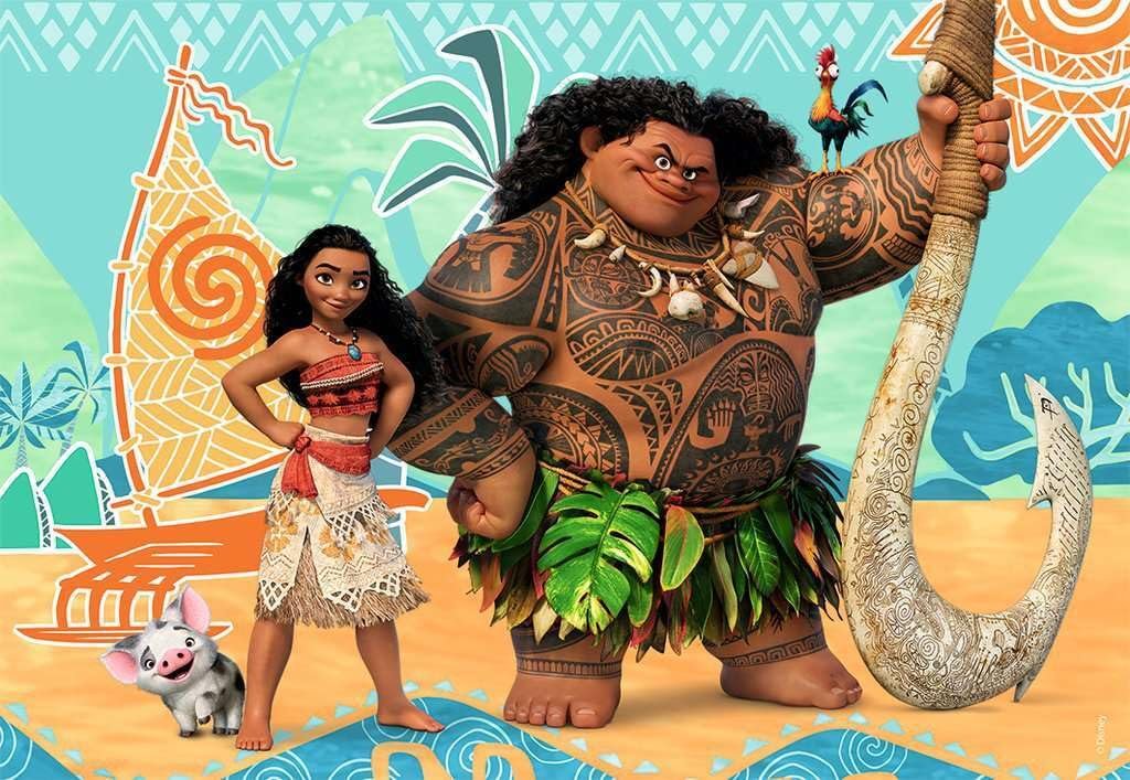 Пазл Ravensburger Disney Vaiana et Amis 09156 2 x 24 элемента, фото №3