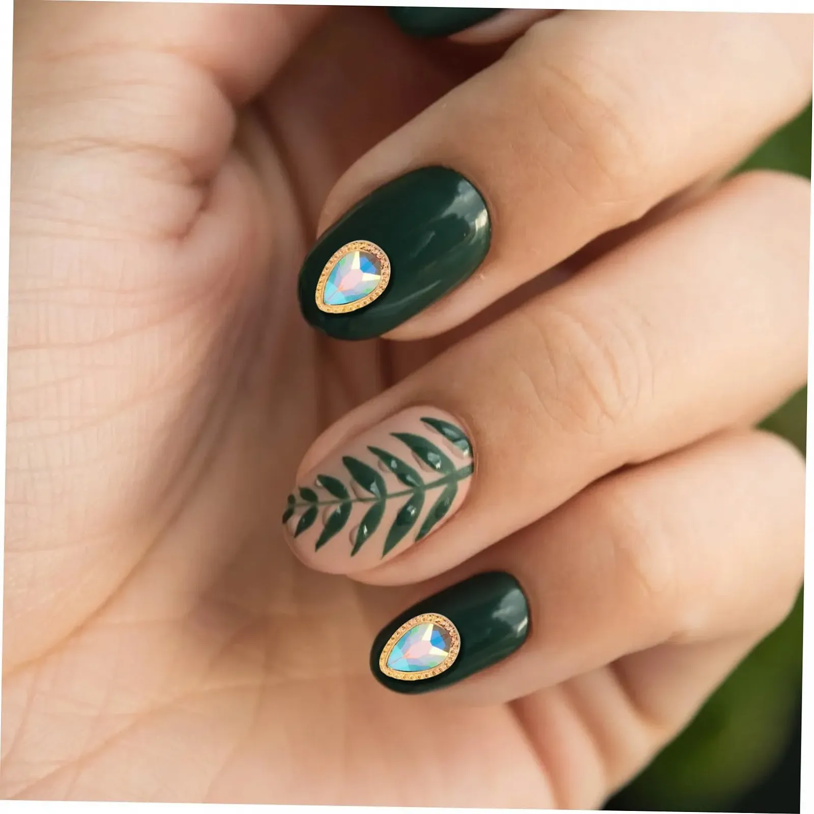 Стрази для нігтів краплеподібні 30 шт., фото №3