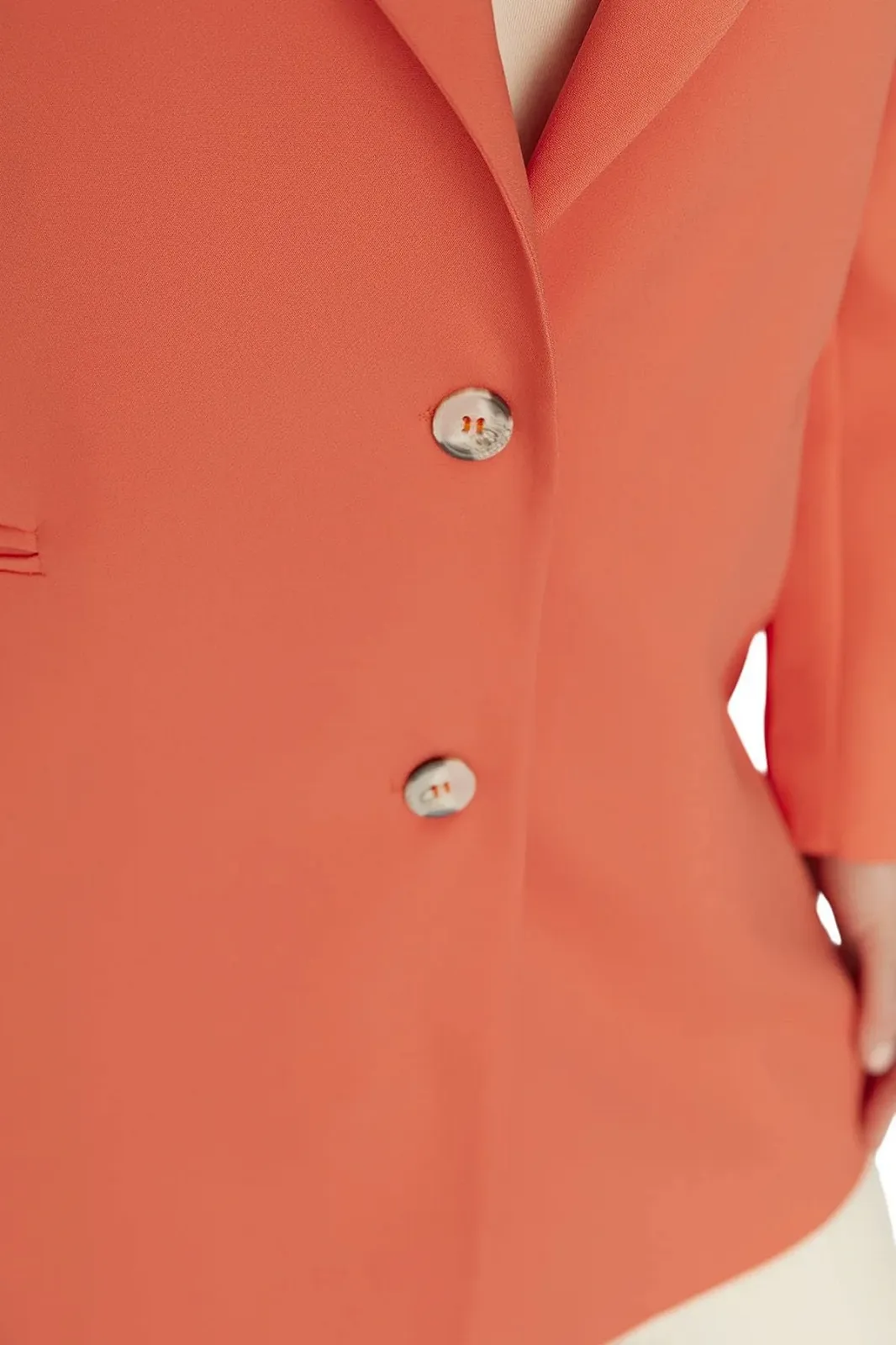 Жакет TRENDYOL Обычный Однотонный, фото №4