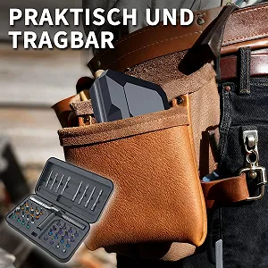 Набір магнітних викруток 42-в-1 Зі знімною ручкою-тріскачкою, 40 біт, Т-подібна ручка, кейс для зберігання synthetic.ua - Фото 1