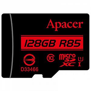 Карта памяти MicroSDHXC 128GB UHS-I Class 10 Apacer SD adapter AP128GMCSX10U5-R synthetic.ua - Фото 1