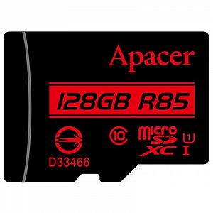 Карта пам'яті MicroSDHXC 128GB UHS-I Class 10 Apacer SD adapter AP128GMCSX10U5-R