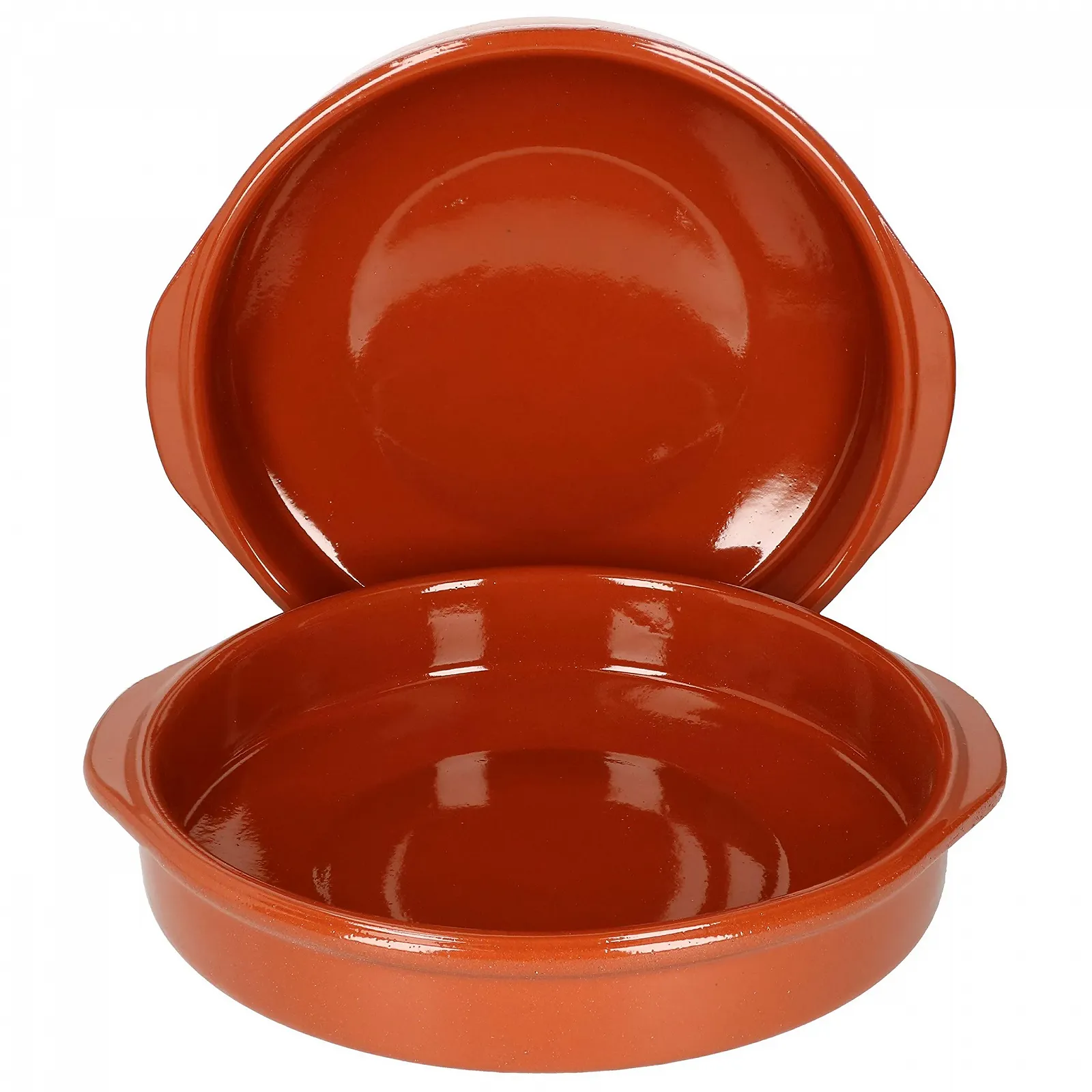 Миска MamboCat Bernd 1.3 л Круглая жаровня 25.5 см Глиняная, фото №1