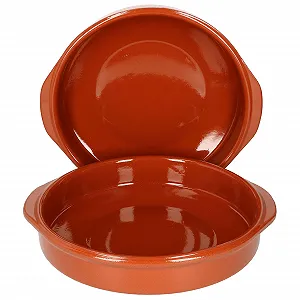 Миска MamboCat Bernd 1.3 л Круглая жаровня 25.5 см Глиняная - Фото 1