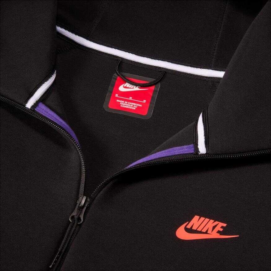 Світшот Nike Tech Fleece S фіолетовий/чорний, фото №3