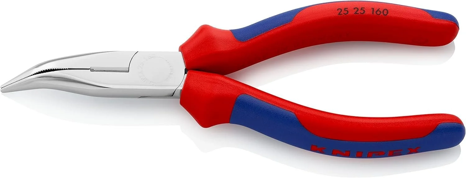 Плоскогубцы KNIPEX 25 25 160 Длинногубцы с режущей кромкой (радио плоскогубцы) с комфортными ручками Хромированное покрытие 165 мм, фото №1 Плоскогубцы KNIPEX 25 25 160 Длинногубцы с режущей кромкой (радио плоскогубцы) с комфортными ручками Хромированное покрытие 165 мм, фото №1