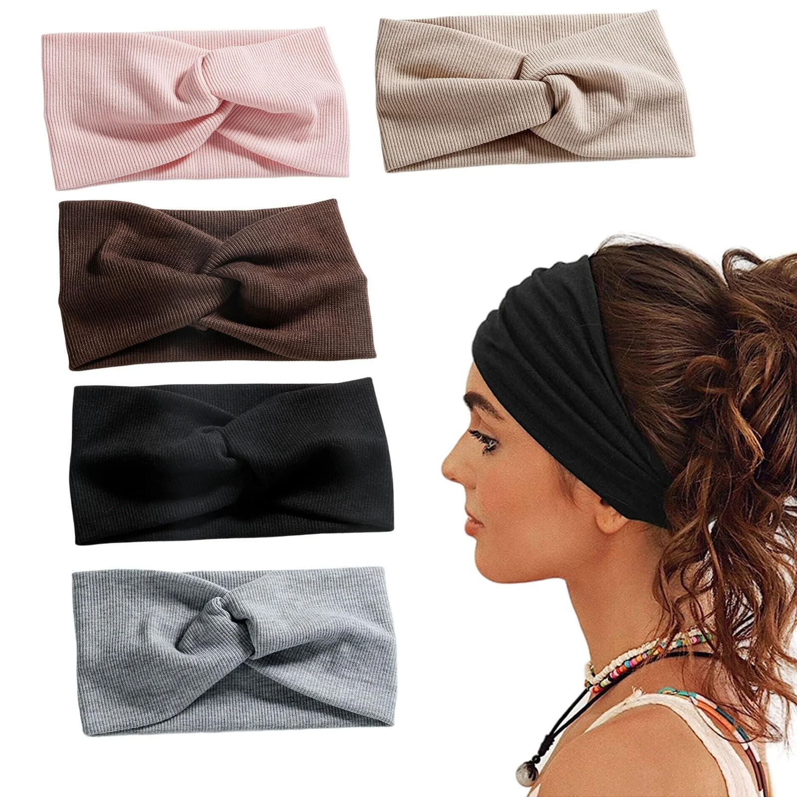 Набір пов'язок на голову, фото №1 Набір пов'язок на голову, фото №1