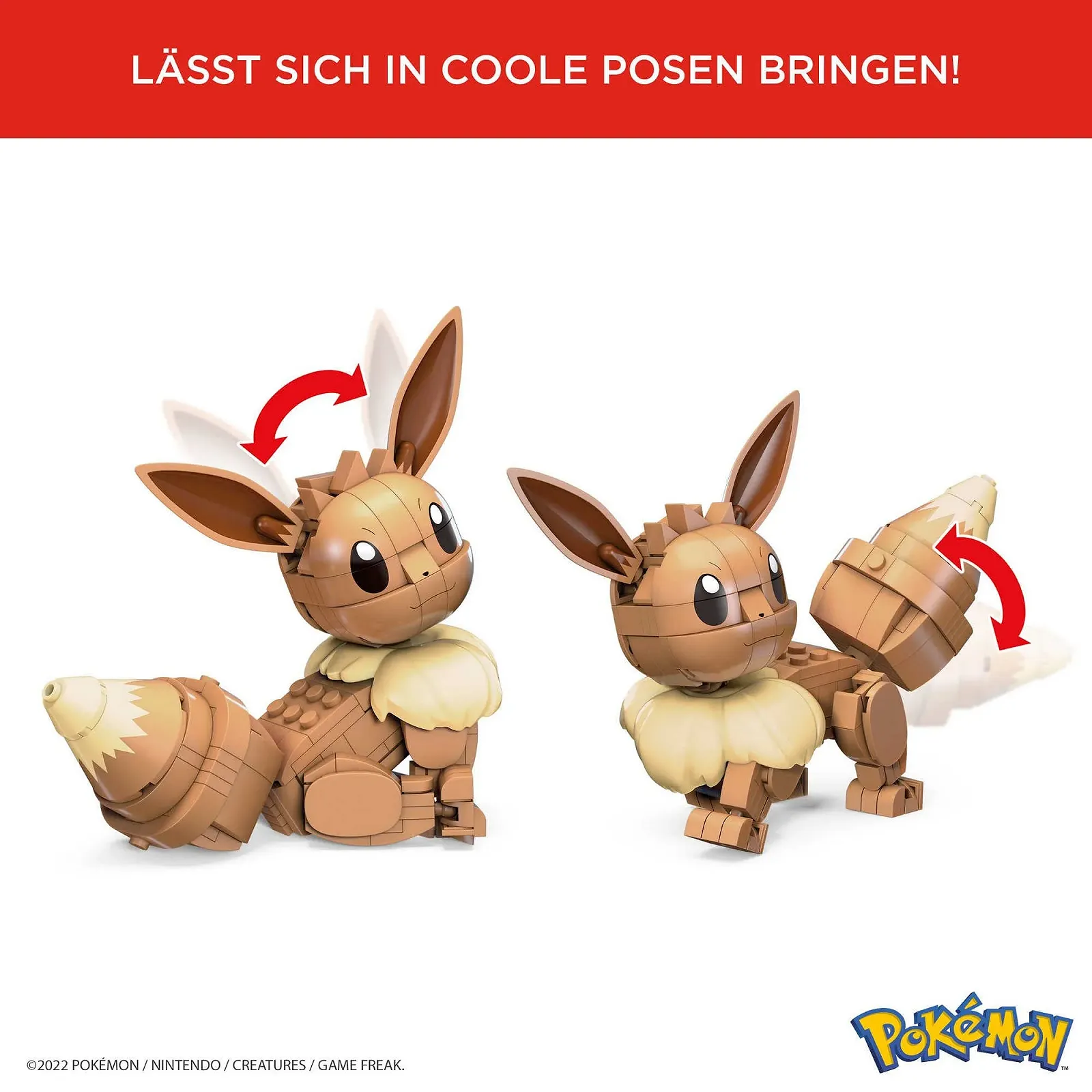 Конструктор Mega Construx Pokemon Eevee HDL84, іграшка для конструювання для дітей від 7 років, фото №4 Конструктор Mega Construx Pokemon Eevee HDL84, іграшка для конструювання для дітей від 7 років, фото №4