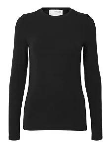 Базовая кофта с длинными рукавами SELECTED FEMME - Фото 1