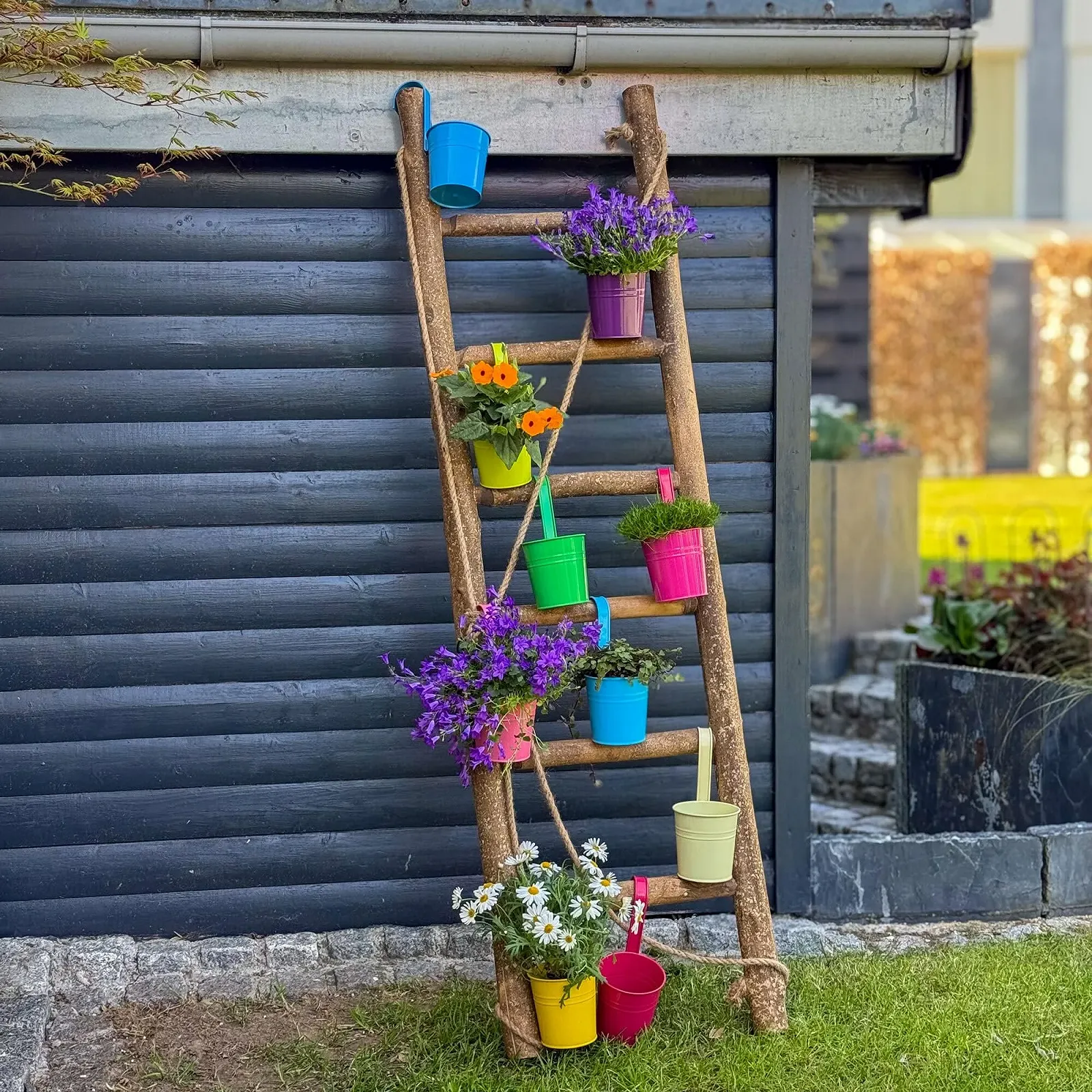 Підвісні квіткові горщики UNUS Набір 10 шт. Різнокольорові, фото №2 Підвісні квіткові горщики UNUS Набір 10 шт. Різнокольорові, фото №2