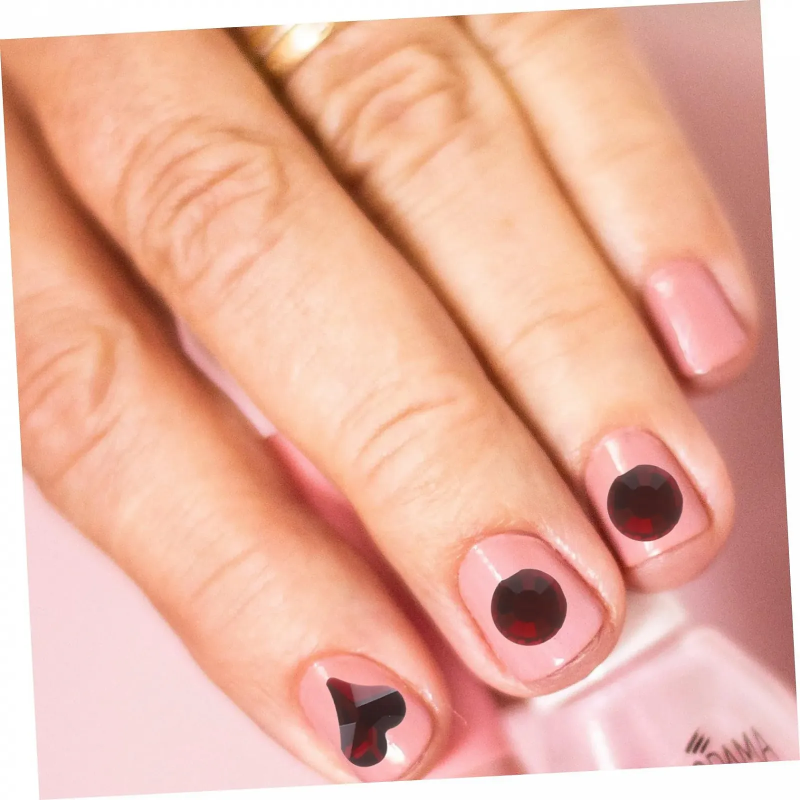 Аксессуары для ногтей Сердце Форма Heartstopped Материал для страз Блестящие камни Ювелирные украшения Большие, фото №4