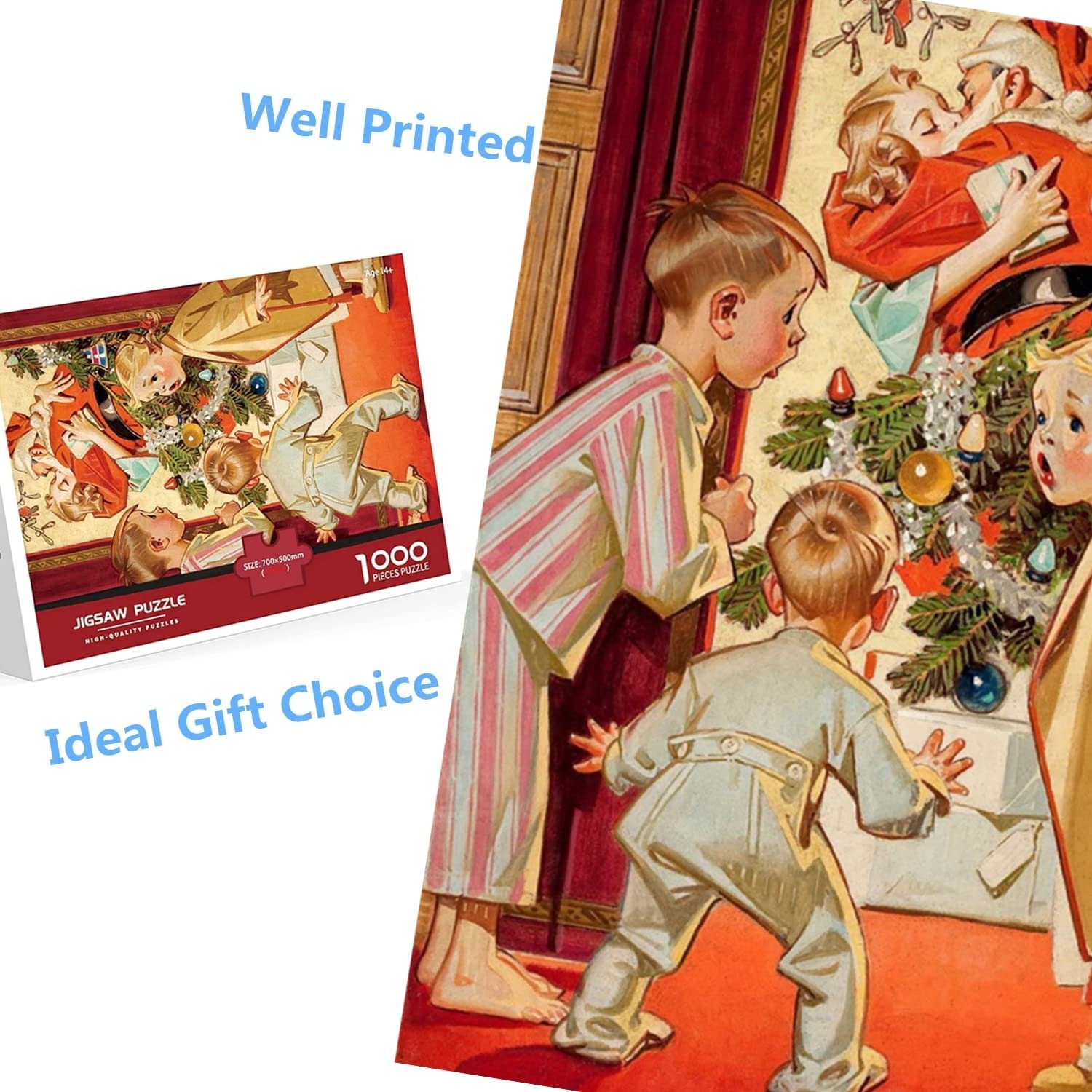 Пазл Christmas in Love 1000 елементів, 70 x 50 см, класичний, різдвяний, фото №4 Пазл Christmas in Love 1000 елементів, 70 x 50 см, класичний, різдвяний, фото №4