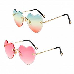 Окуляри PACKOVE Готичні SteampunkUV-окуляри поляризовані у формі серця synthetic.ua - Фото 1