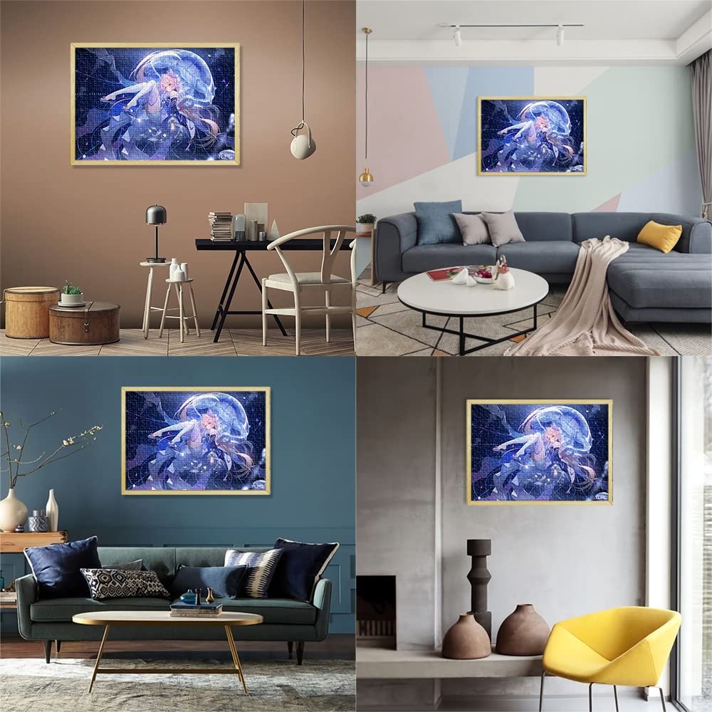 Картонный пазл Genshin Impact Sangonomiya Kokomi 1000 деталей 26 x 38 см, фото №4