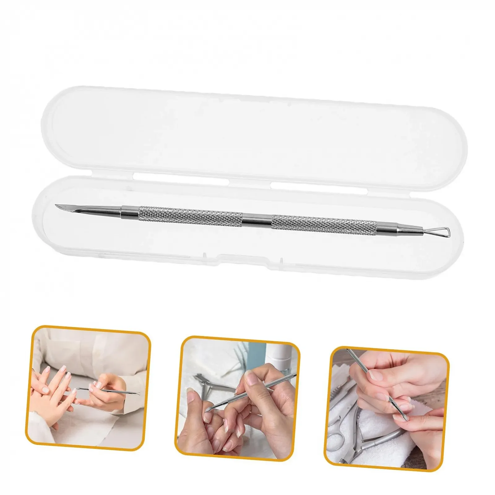 Набор пушеров для маникюра и педикюра Happyyami двусторонний шабер, фото №7 Набор пушеров для маникюра и педикюра Happyyami двусторонний шабер, фото №7