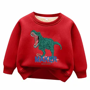 Толстовка Generisch для мальчиков и девочек, на флисе, с круглым вырезом, теплая - Фото 1