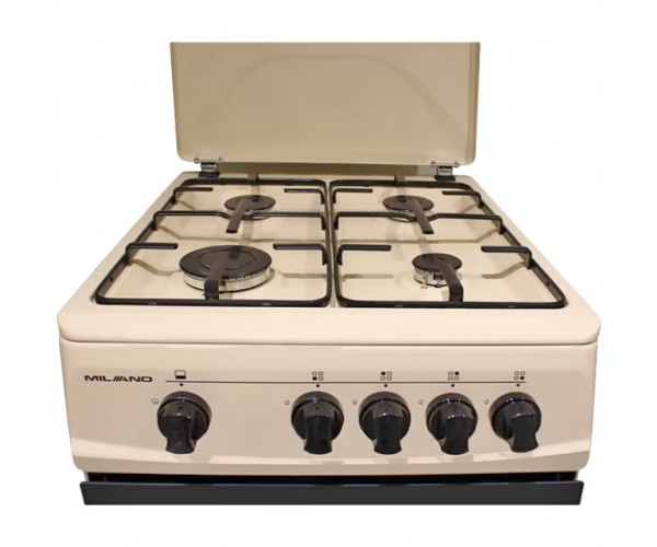 Газова плита MILANO ML50 G1/01 бежевий, фото №3 Газова плита MILANO ML50 G1/01 бежевий, фото №3