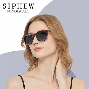 Сонцезахисні окуляри Жіночі Поляризовані Модні Легкі SIPHEW з UV400 Захистом synthetic.ua - Фото 1