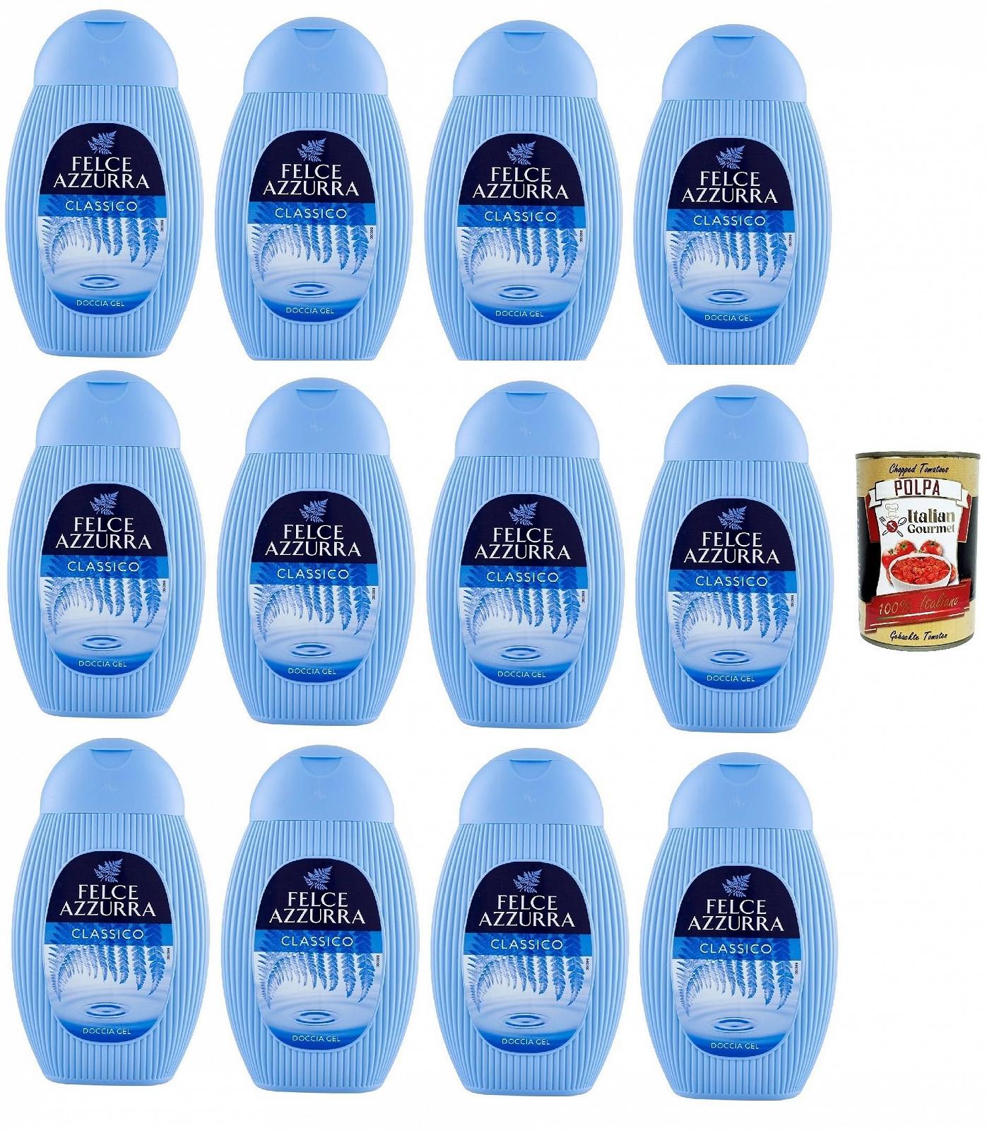 Гель для душу та шампунь Felce Azzurra Classico Docciagel освіжний, 12 x 250 мл + томатна м'якоть Polpa 400 г, фото №1