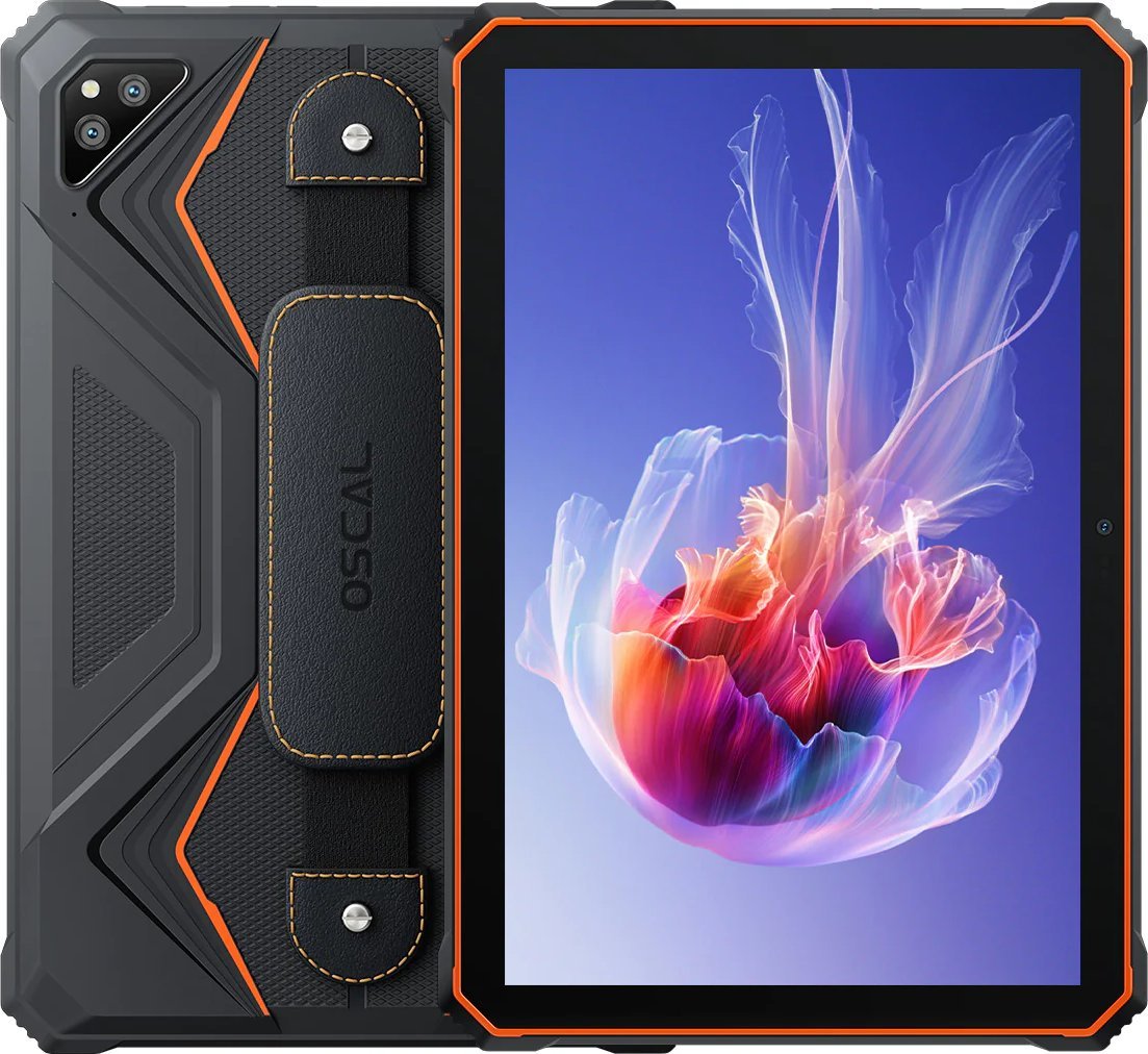 Планшет 10.1" Full HD Oscal Spider 8 8/128Gb 4G 2-SIM 8 ядер Android 12 13 000 mAh Orange, фото №1