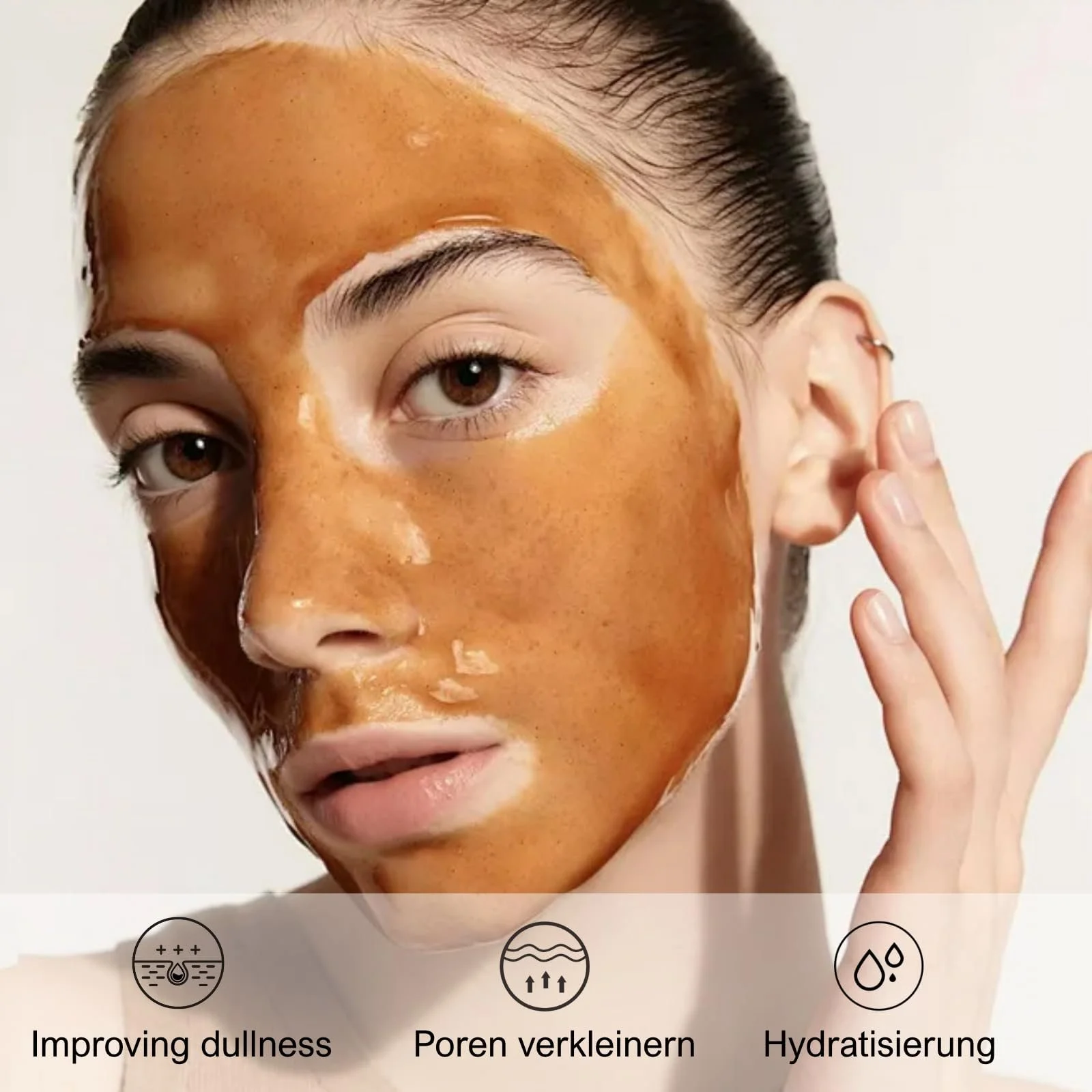 Маска для обличчя для освітлення Зміцнює, зволожує, зменшує пори та вирівнює тон шкіри, фото №4