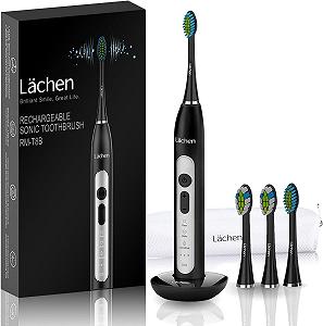 Електрична звукова зубна щітка Lächen 3 режими Таймер Дорожня сумка - Фото 1