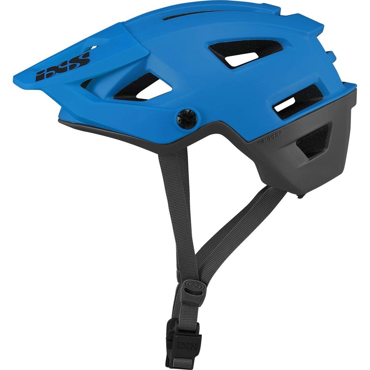 Шлем IXS Trigger Am для горного велосипеда, Fluo Blue, ML (58-62 см), фото №4