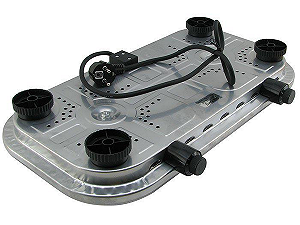 Электроплита Rainberg RB-008 двухкомфорочная спиральная нерж 3500 Вт - Фото 1