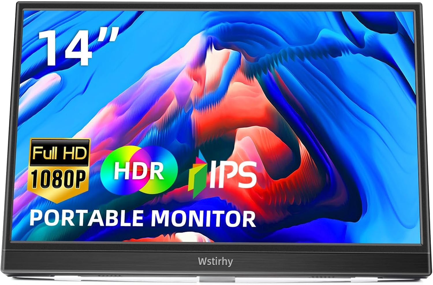 Монітор портативний 14" Wstirhy HD140 Full HD IPS 60 Гц, фото №1