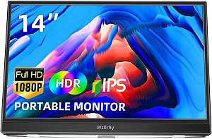 Монітор портативний 14" Wstirhy HD140 Full HD IPS 60 Гц - Фото 1