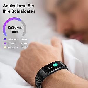 Фитнес-браслет Soundfuse, монитор сердечного ритма, монитор сна, шагомер, IP68, для спорта и тренировок synthetic.ua - Фото 1