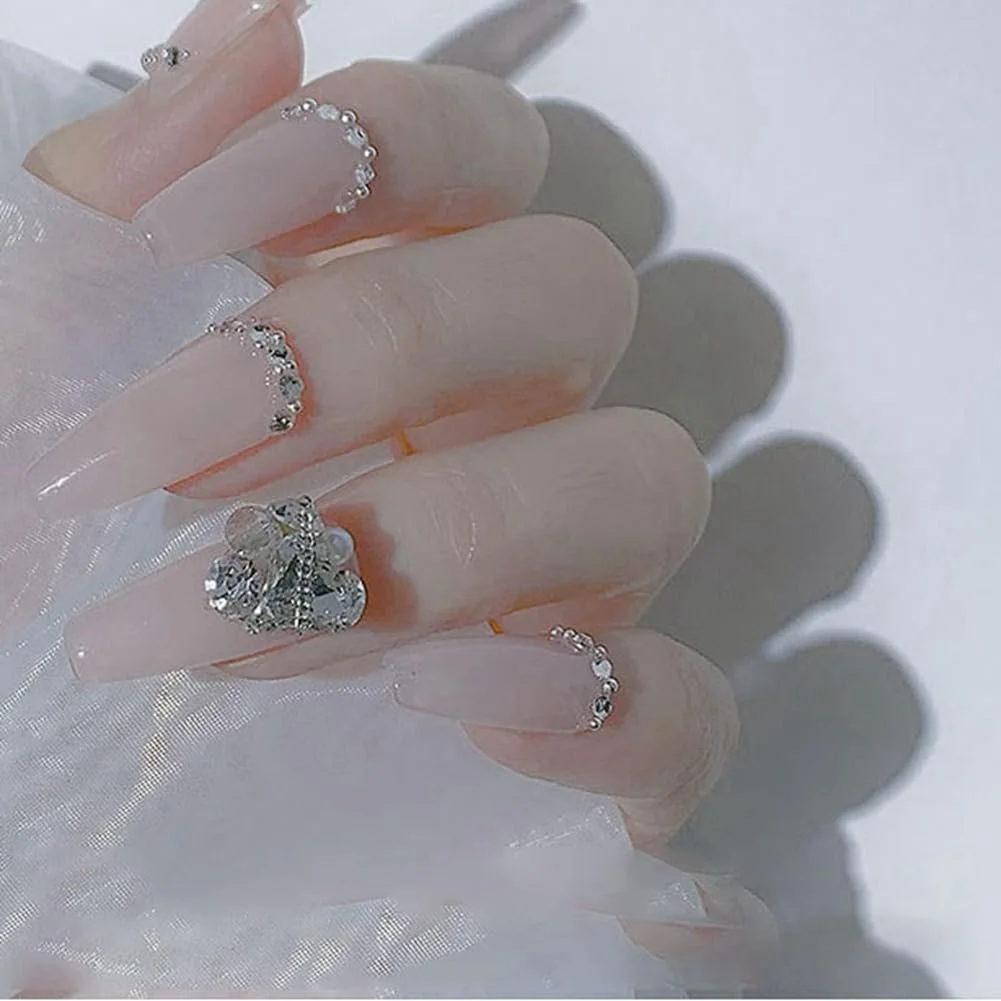 Украшения для ногтей Сердце 3D 6 цветов, фото №7