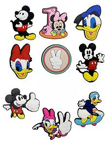 Джибітси Міккі Маус Mickey Mouse Дісней Jibbitz 9 шт аксесуари крокс прикраса Dz_134_3 - Фото 1