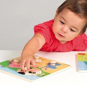 Пазл Goula Farm Animals деревянный synthetic.ua - Фото 1