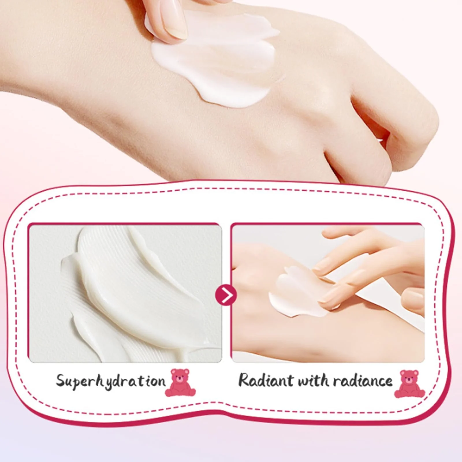 Крем для рук Erdbeer, зволожуючий для сухої шкіри, для рук і нігтів, відновлюючий потріскані руки, для гладкості рук, 2 шт, фото №5